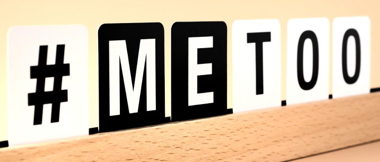 Survey results showing 80% of males have become cautious with women colleagues due to the #MeToo movement